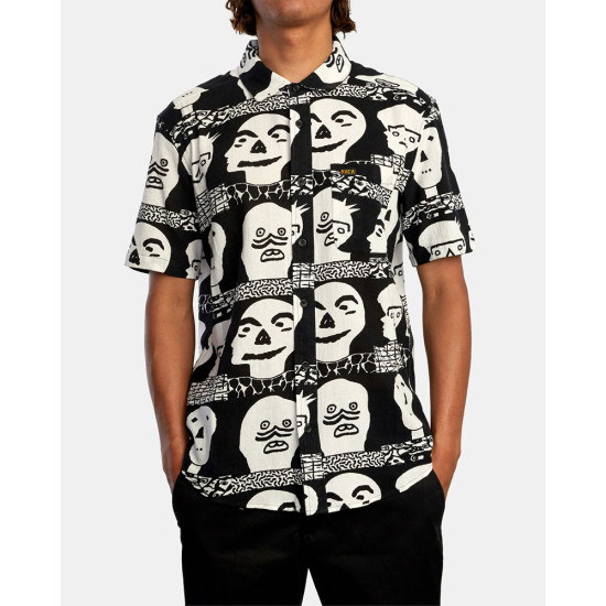 RVCA Ανδρικό πουκάμισο Matt Leines - Short Sleeve Shirt For Men